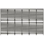 Voir la diapositive 5 : VIDAXL Cloison de separation 6 panneaux gris resine tressee