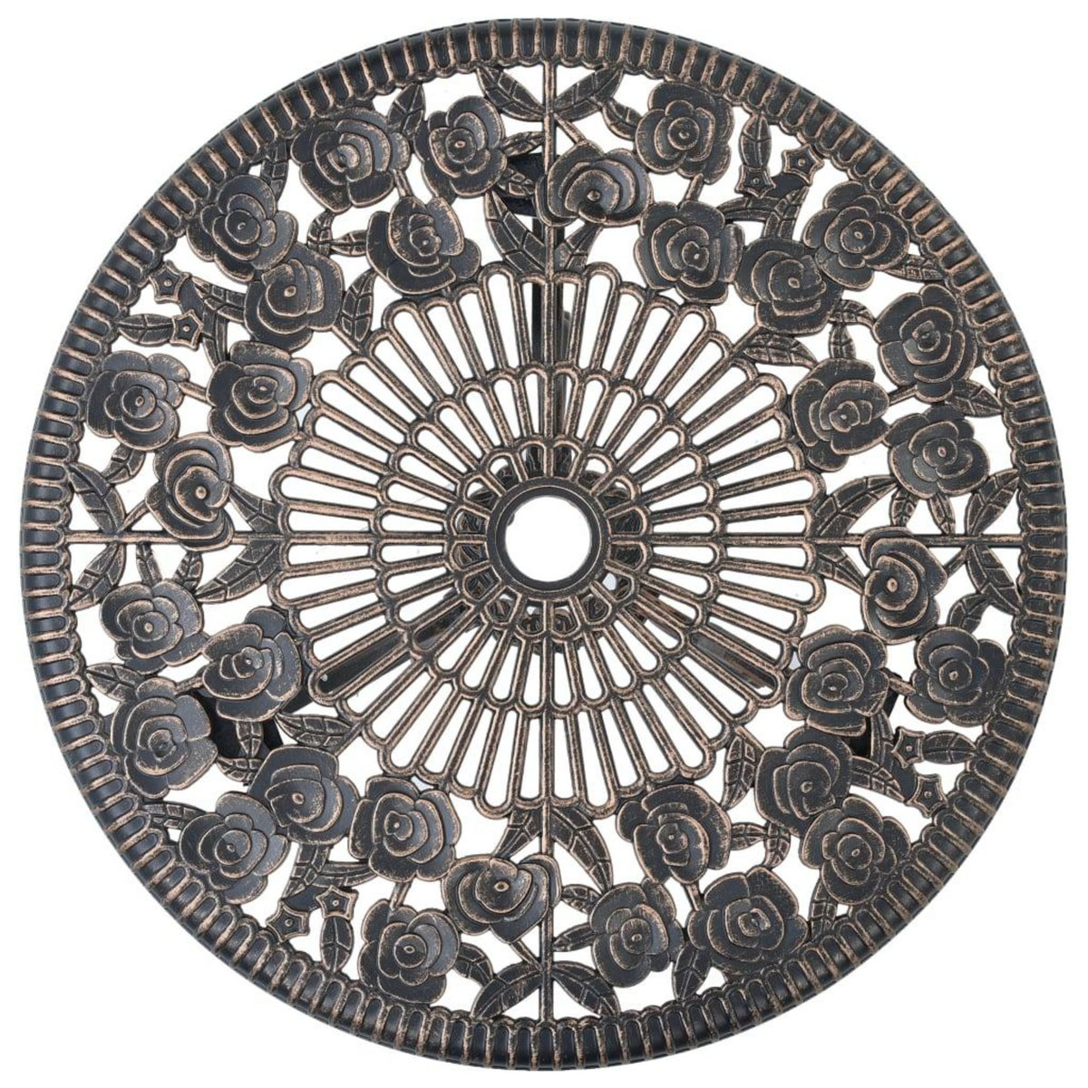 VIDAXL Salon de bistro 3 pcs Aluminium coule