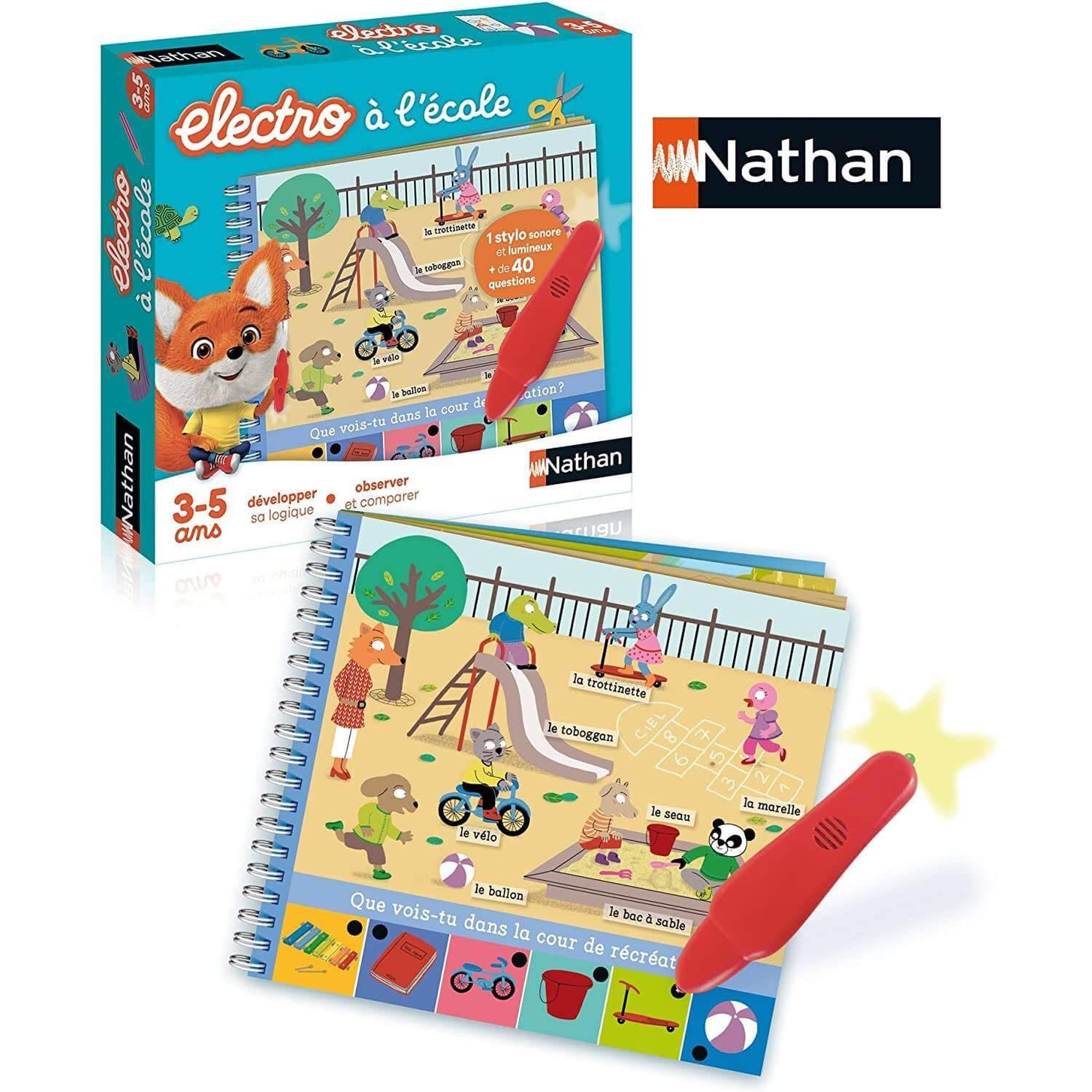 Voir la diapositive 2 : Nathan Electro a l ecole - jeu nathan