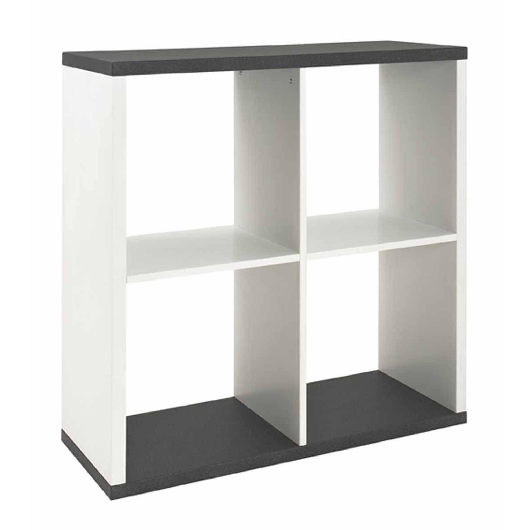 Paris Prix Étagère design 4 cases  granit  86cm blanc