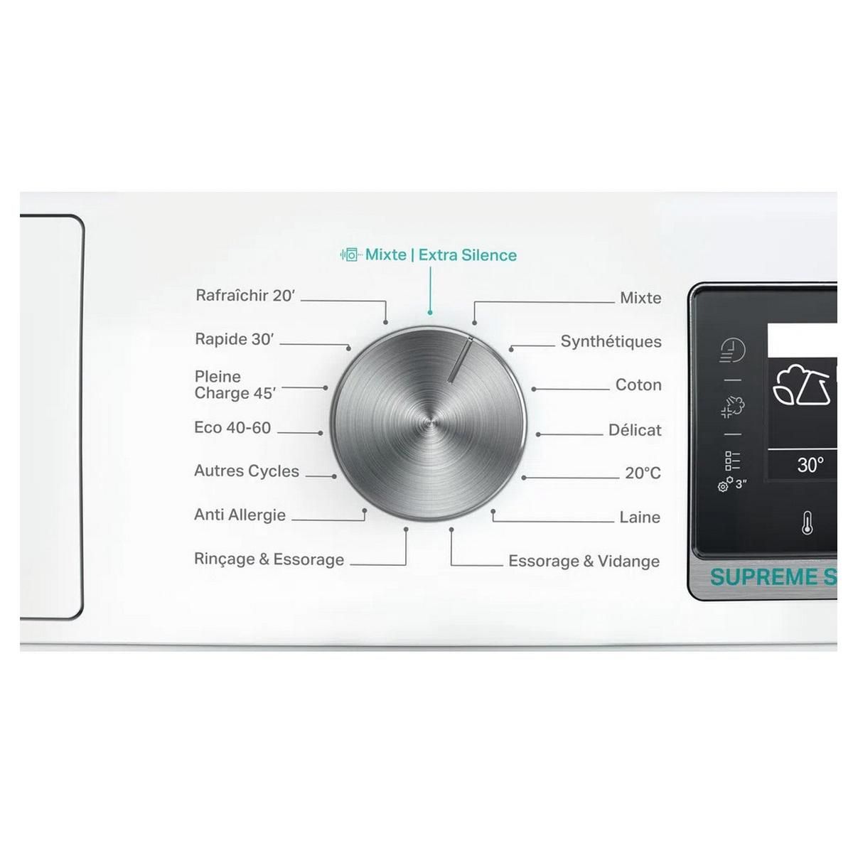 Whirlpool Lave-linge hublot 10kg 1400 tours/min blanc - W6W045WBFR