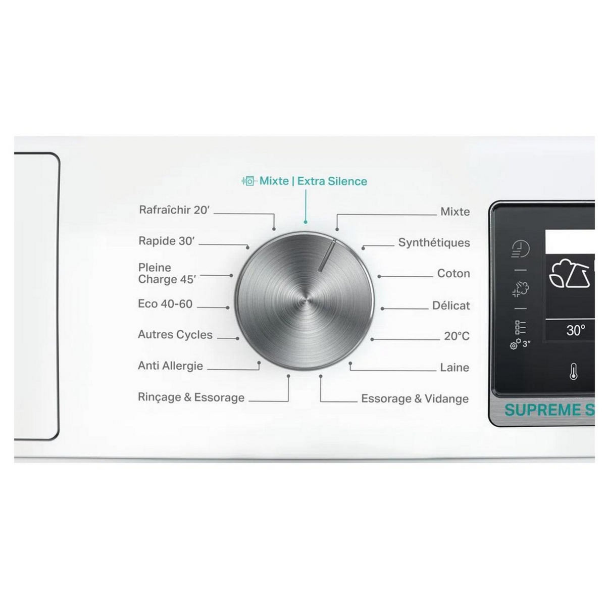 Whirlpool Lave-linge frontal 10kg 1400 tours/min blanc - W6W045WBFR