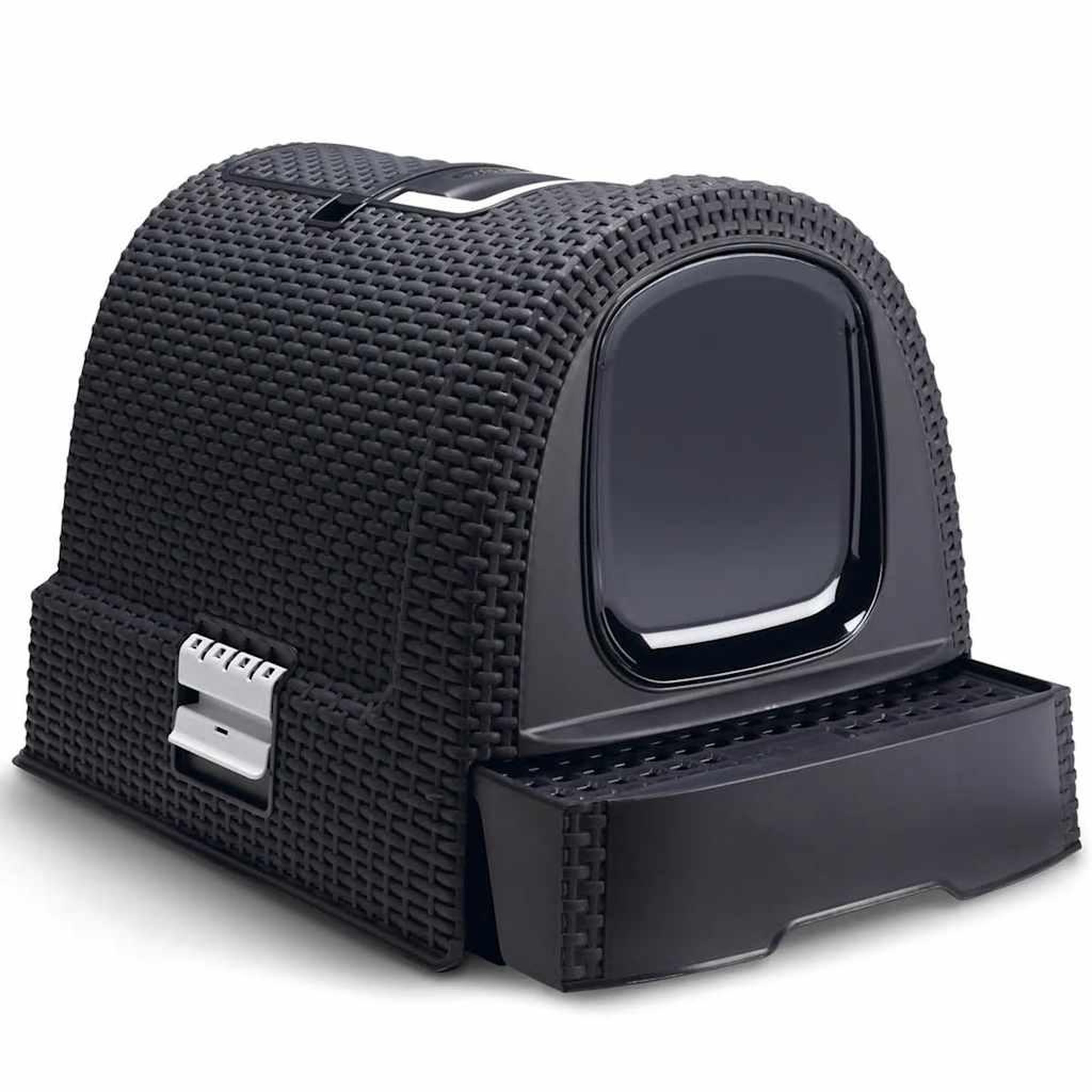 Voir la diapositive 4 : CURVER Curver Bac a litiere pour chats 51x38,5x39,5 cm Anthracite