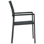 Voir la diapositive 4 : VIDAXL Chaises de jardin lot de 2 Noir Plastique Aspect de rotin