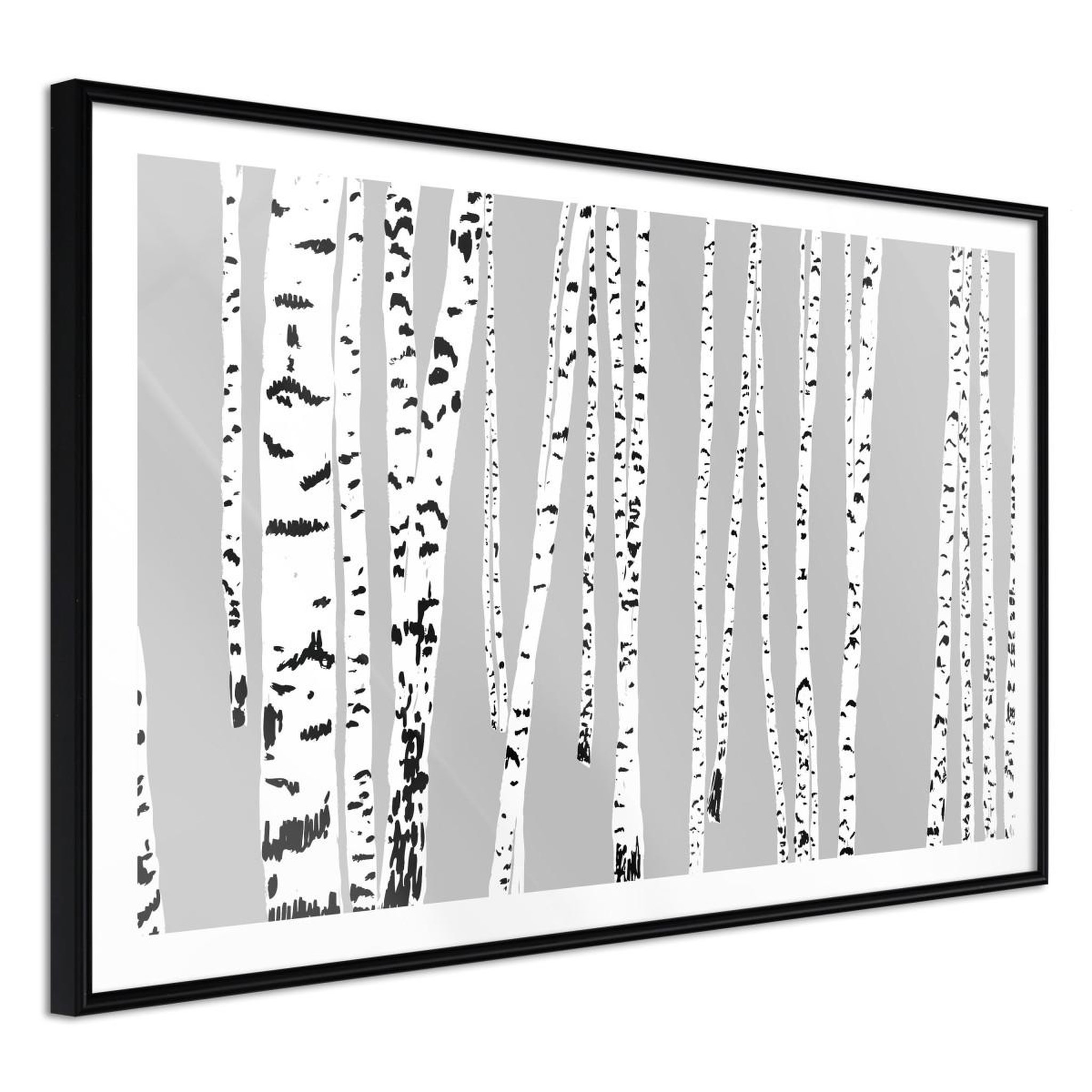 Paris Prix Affiche murale encadrée  birch wood