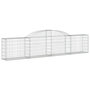 Voir la diapositive 3 : VIDAXL Paniers a gabions arques 8 pcs 300x30x60/80 cm Fer galvanise