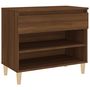 Voir la diapositive 2 : VIDAXL Armoire a chaussures Chene marron 70x36x60 cm Bois d'ingenierie