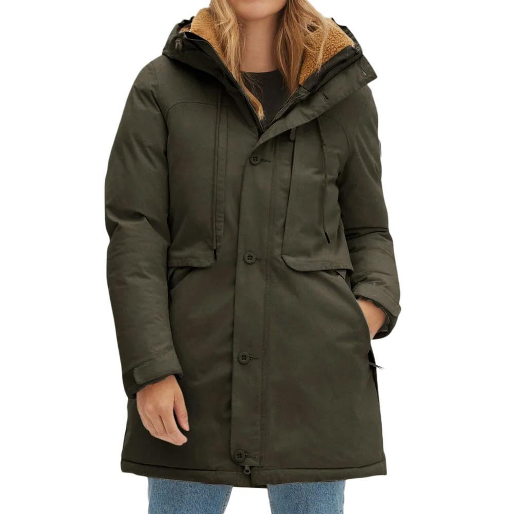 Voir la diapositive 1 : O'NEILL Parka Kaki Femme O'Neill Journey