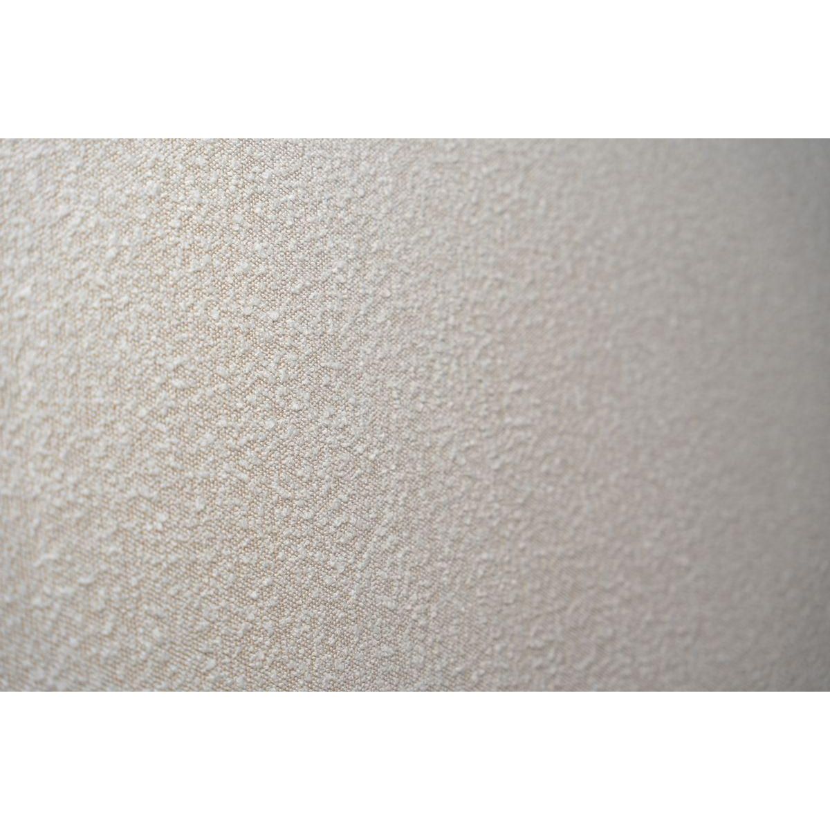 Sommeil de Plomb Lit avec tête de lit tapissier bouclette et sommier kit - Hauteur totale : 29cm