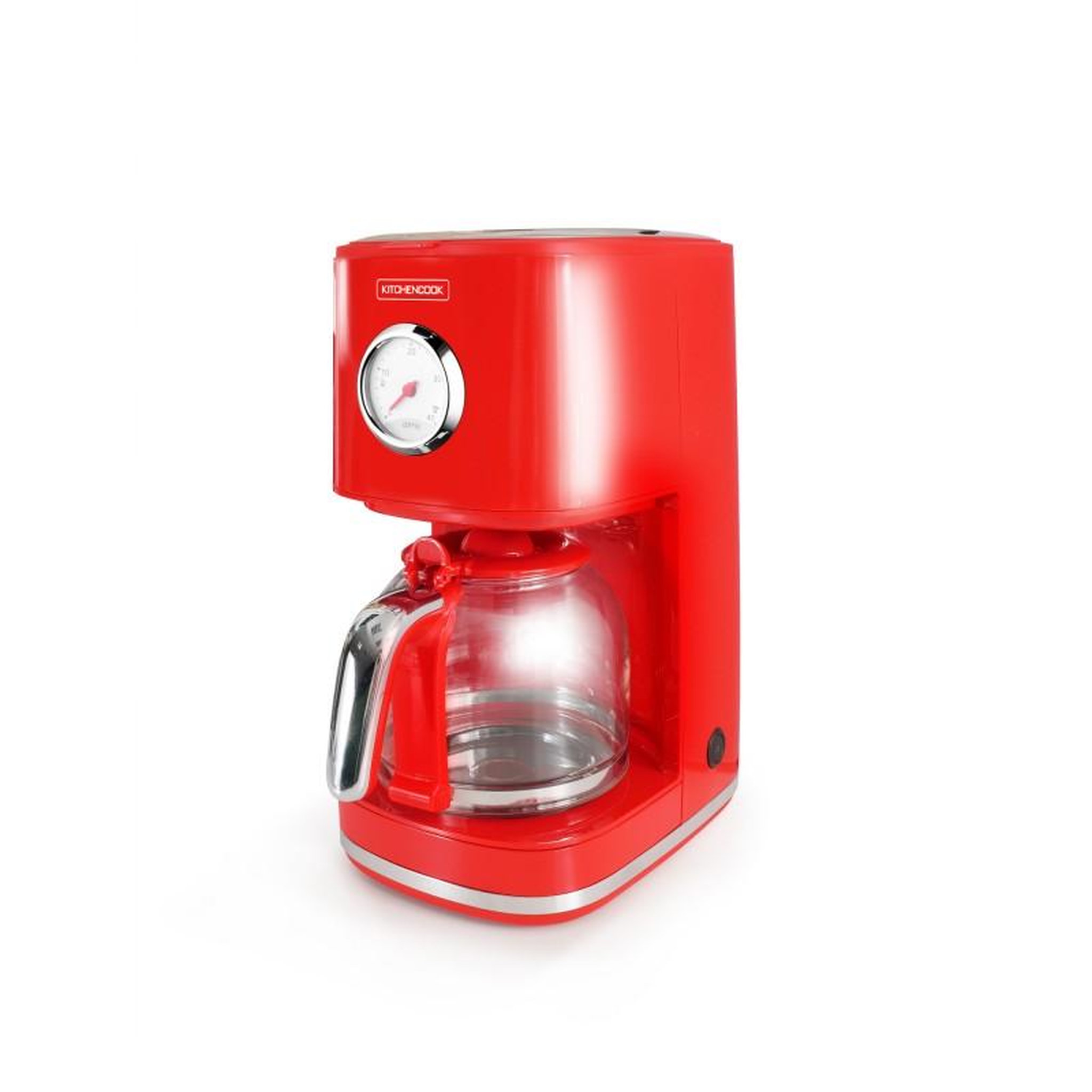 Voir la diapositive 3 : KITCHENCOOK Kitchencook - Cafetière Filtre Rétro 1,5l - Filtre Réutilisable Nylon - Arrêt Automatique - Maintien Au Chaud