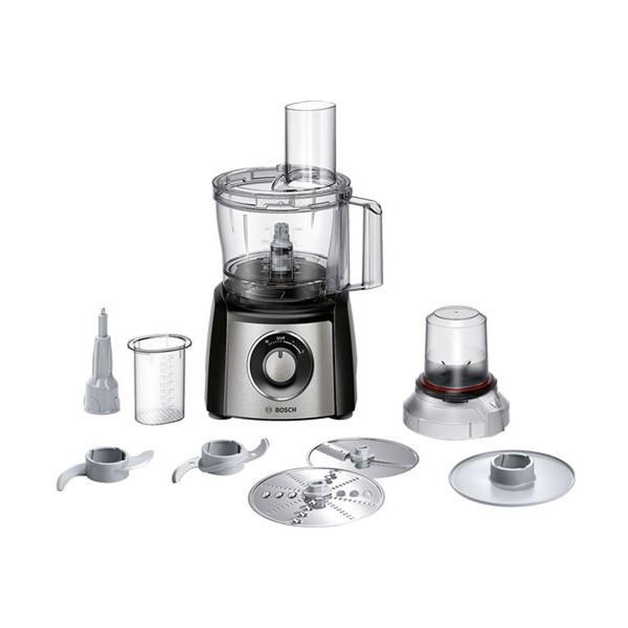 Voir la diapositive 1 : BOSCH Robot culinaire Bosch MCM3401M 800W Inox Noir
