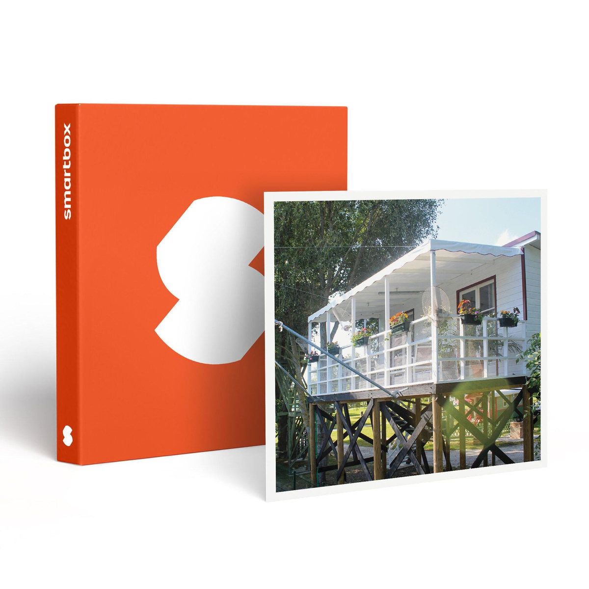 Smartbox Séjour au camping en famille : 2 jours insolites en carrelet près de Cognac - Coffret Cadeau Séjour