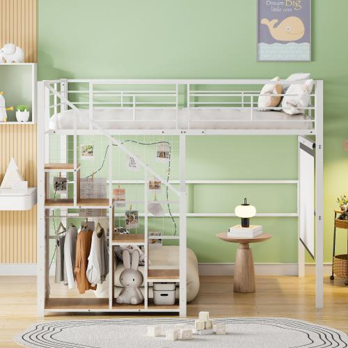 MERAX Lit mezzanine enfant