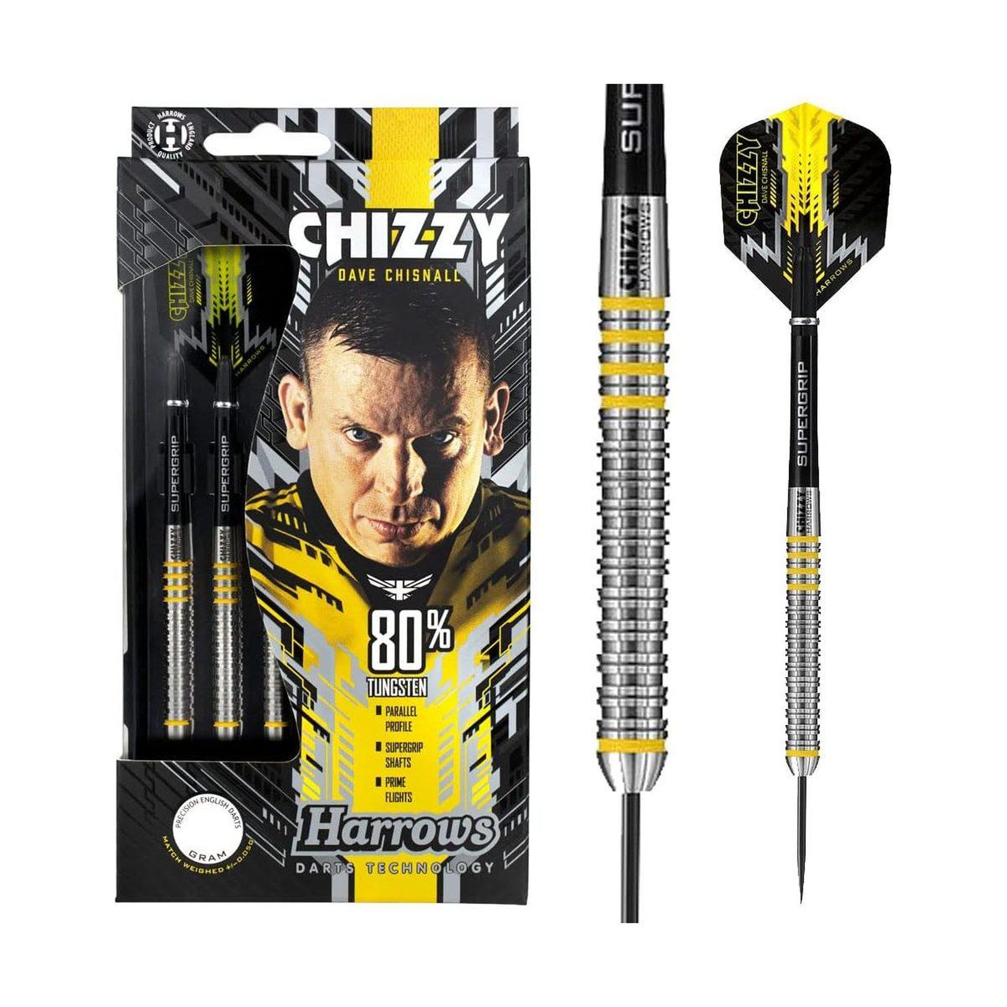 Harrows Fléchettes chizzy 80 steel 25g r