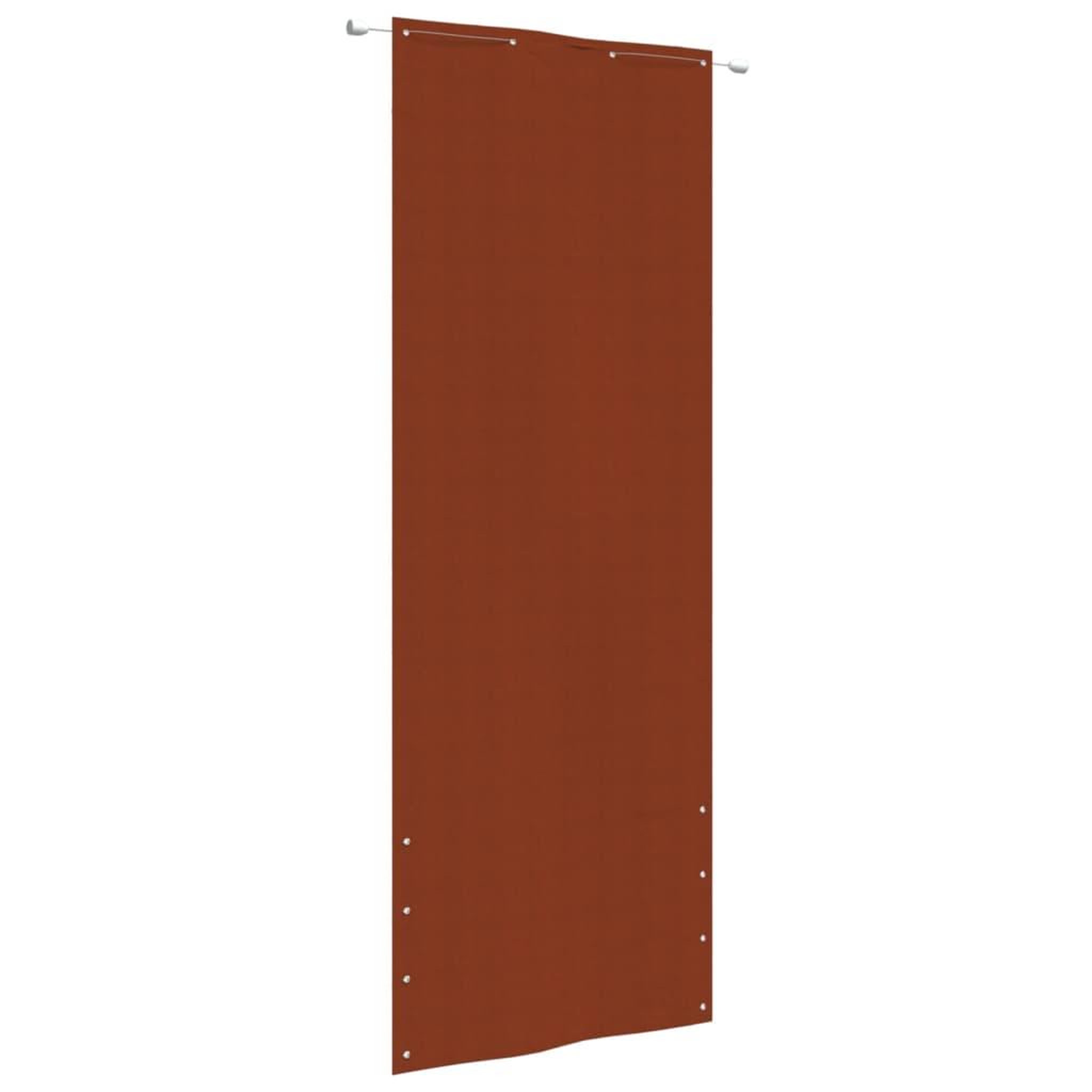 Voir la diapositive 1 : VIDAXL Ecran de balcon Terre cuite 80x240 cm Tissu Oxford