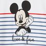Voir la diapositive 2 : INEXTENSO T-shirt blanc en coton Mickey garçon 