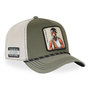 Voir la diapositive 4 : CAPSLAB Casquette trucker premium avec filet et patch Half A Dollar