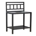 Paris Prix Meuble Cuisine d'Extérieur Emplacement  Alicante  128cm Noir