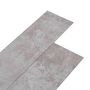 Voir la diapositive 2 : VIDAXL Planches de plancher PVC Non auto-adhesif 5,26m^2 2mm Gris terre