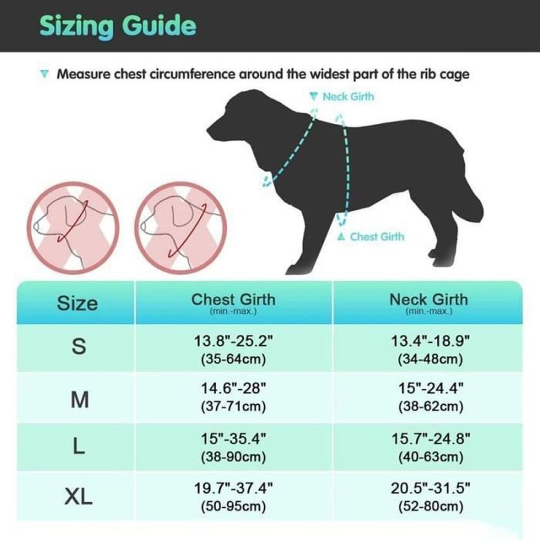 Voir la diapositive 2 : Harnais anti-traction pour chien XL JUPVIERGE avec sangles réfléchissantes, poignée de contrôle et ajustement au cou et à la poitrine, polyester léger