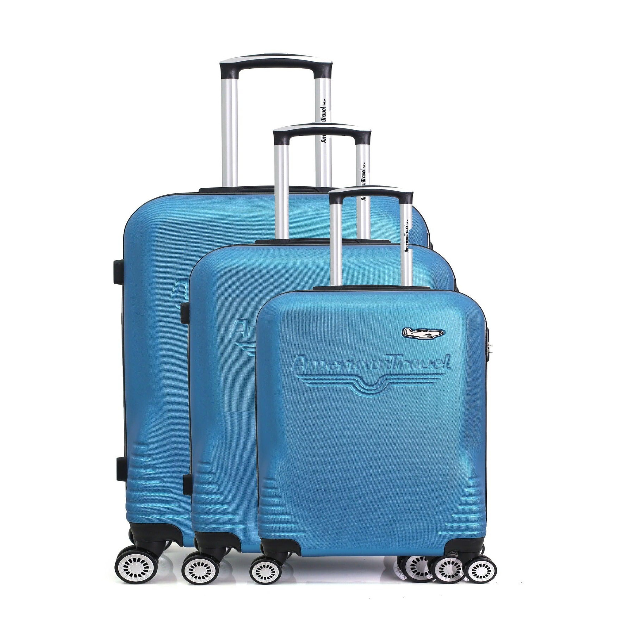 AMERICAN TRAVEL American travel - set de 3 valises dc 75 cm 4 roues