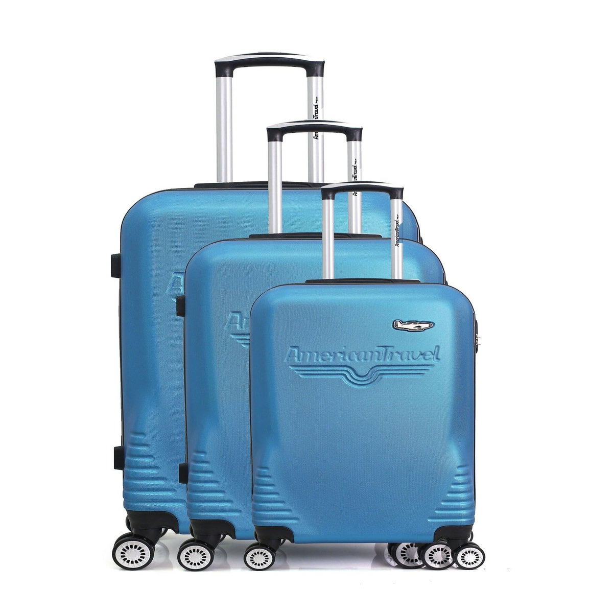AMERICAN TRAVEL AMERICAN TRAVEL - Set de 3 Valises DC 75 cm 4 Roues
