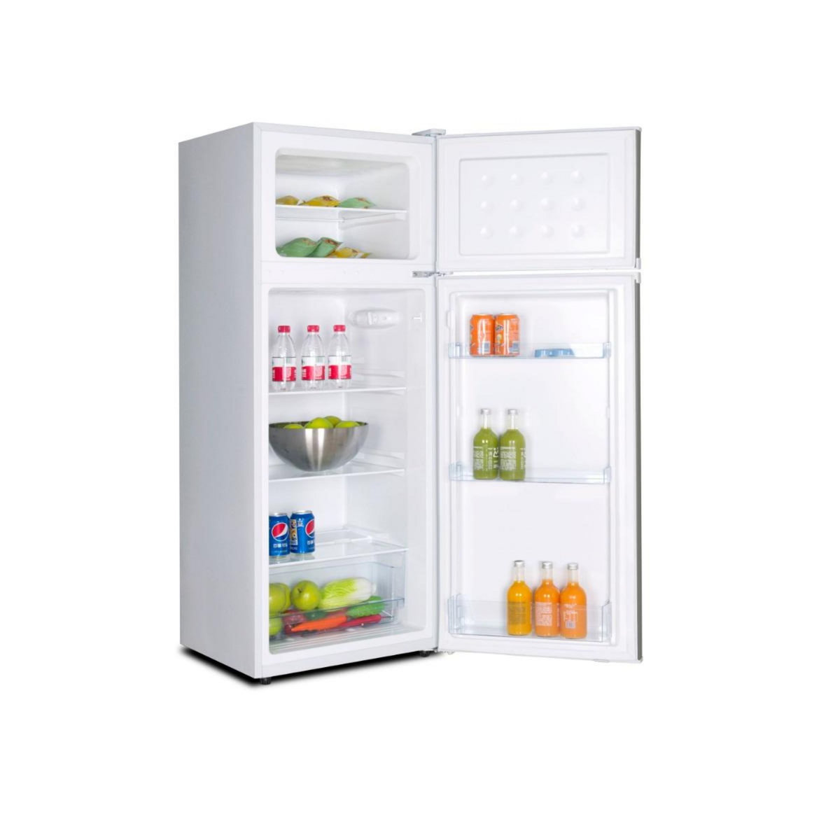 California Réfrigérateur 2 portes 54cm 206l gris - CRF206P2S-11