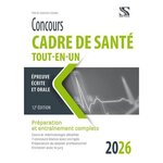 CONCOURS CADRE DE SANTE. EDITION 2026, Lorson Marie-Jeanne