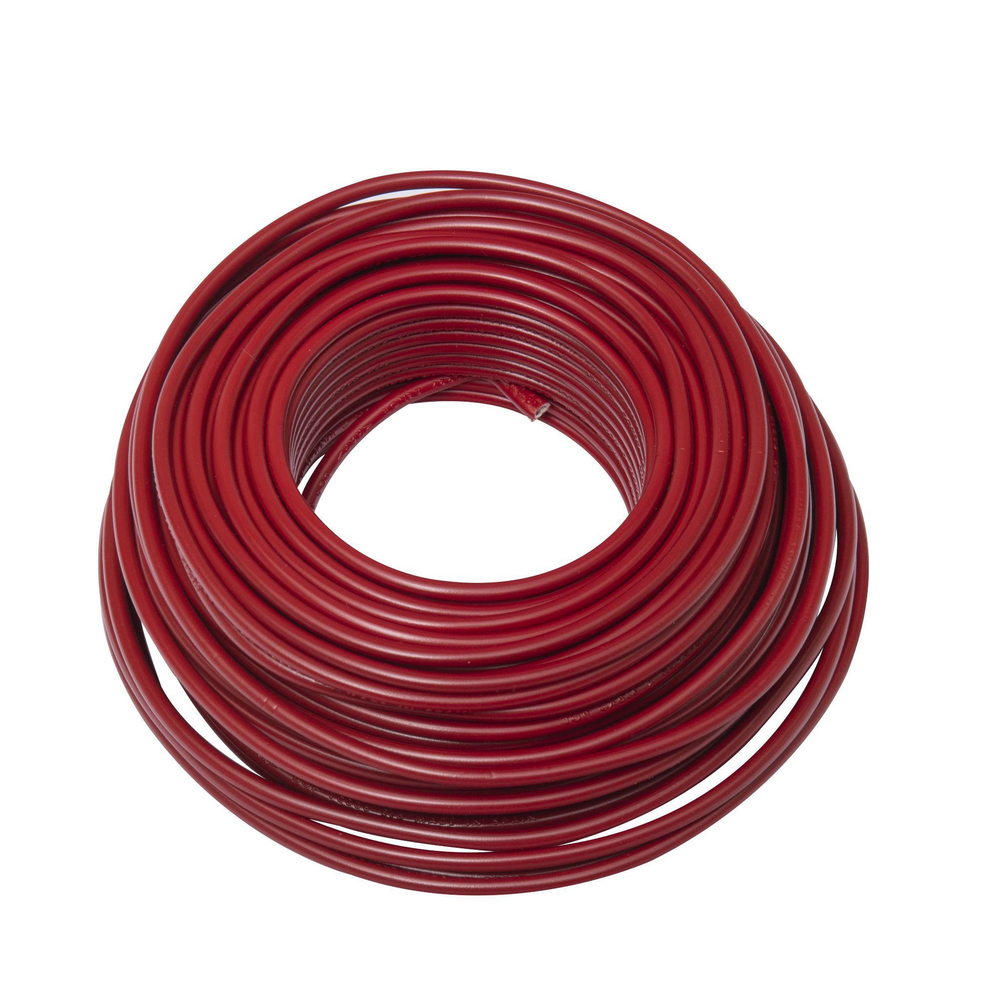 Voir la diapositive 3 : ZENITECH Câble électrique HO7V-U 2,5mm2 Rouge - 25m