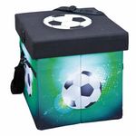 Paris Prix Boîte de Rangement Pliable  Soccer  37cm Vert