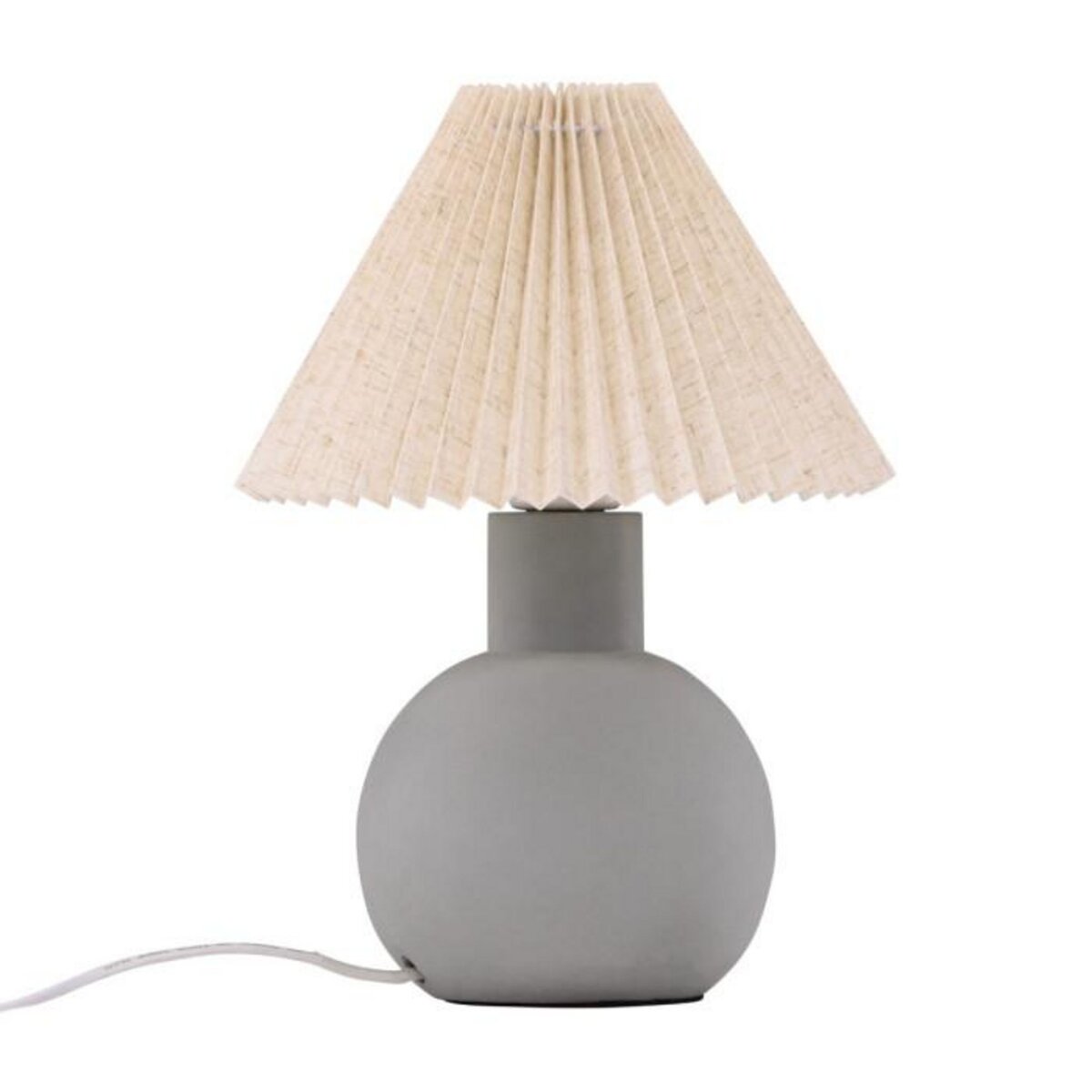 Paris Prix Lampe à Poser Déco  Alvsborg  37cm Gris