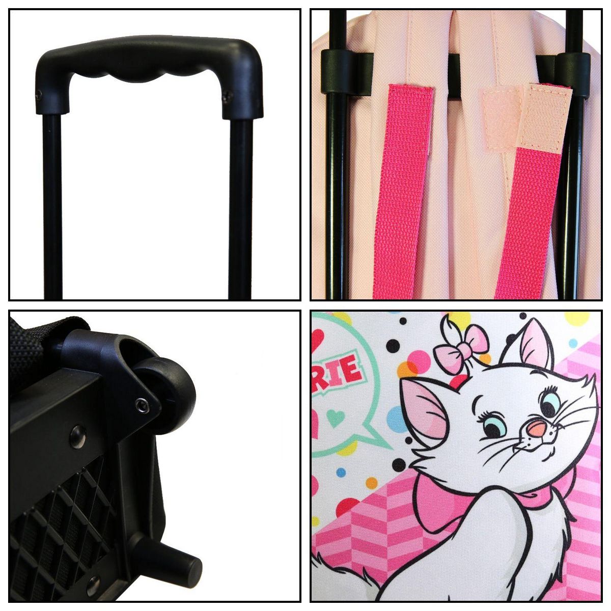 Bagtrotter BAGTROTTER Sac à dos à roulettes 31 cm maternelle Marie Rose