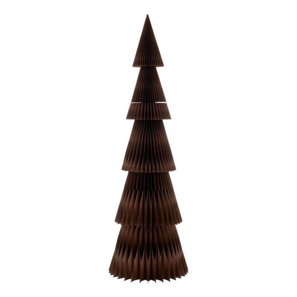Paris Prix Sapin de Noël en Papier Pliant 213cm Marron pas cher Auchan.fr