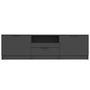 Voir la diapositive 4 : VIDAXL Meuble TV Noir 140x35x40 cm Bois d'ingenierie