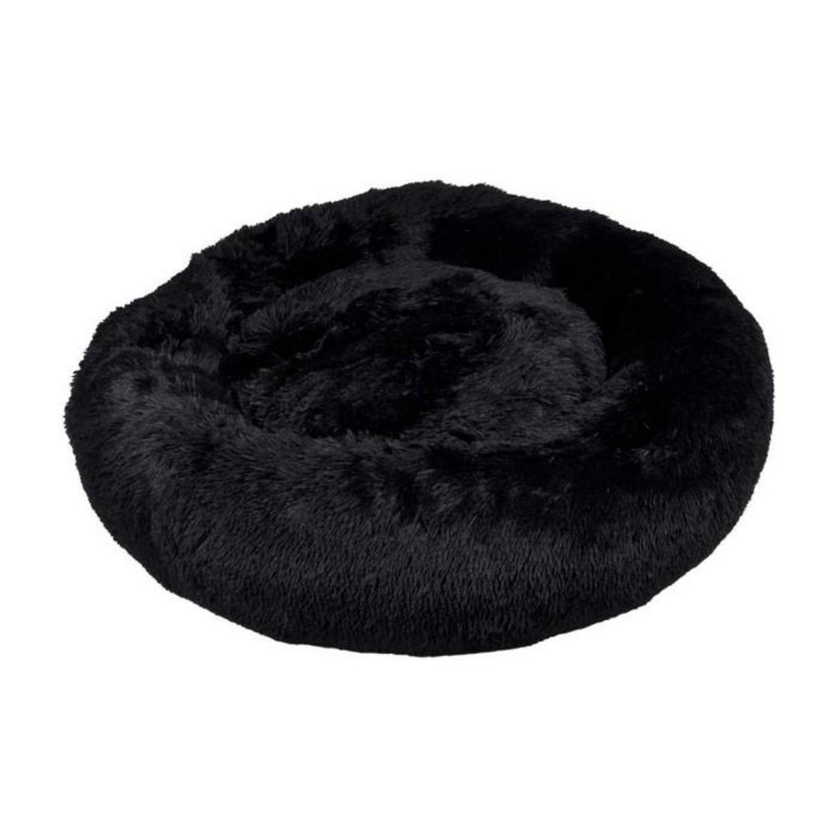 Paris Prix Coussin pour Chien & Chat  Fluffy  75cm Noir
