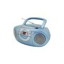 Voir la diapositive 1 : ASTER Boombox Aster SCD5100BL Bleu avec Lecteur CD, K7 et Radio FM