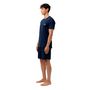 Voir la diapositive 3 : FILA Ensemble pyjama court homme en coton jersey FPS1194