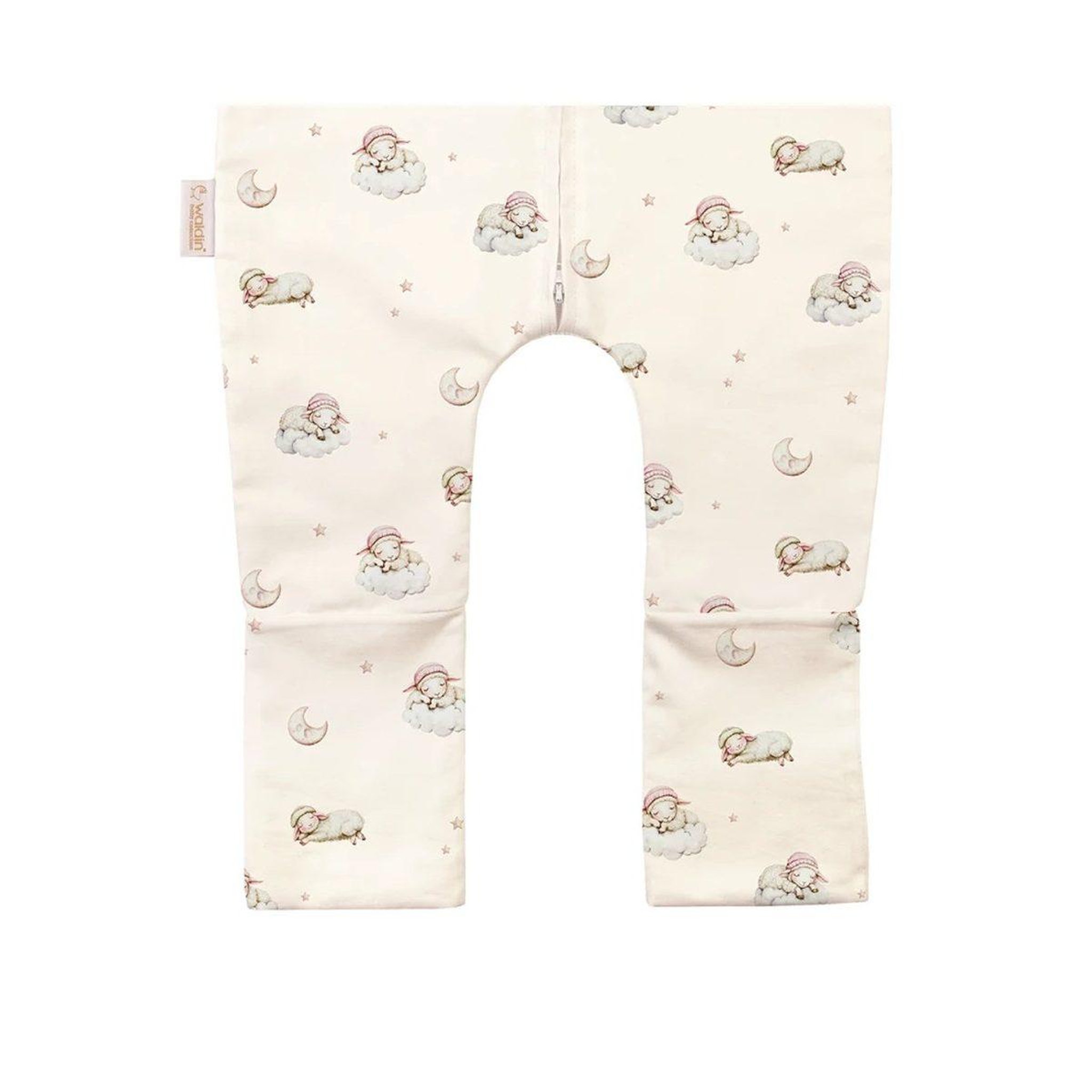 Voir la diapositive 2 : WALDIN Gigoteuse à jambes en coton - taille M (3-4 ans) - motif berceuse, champagne