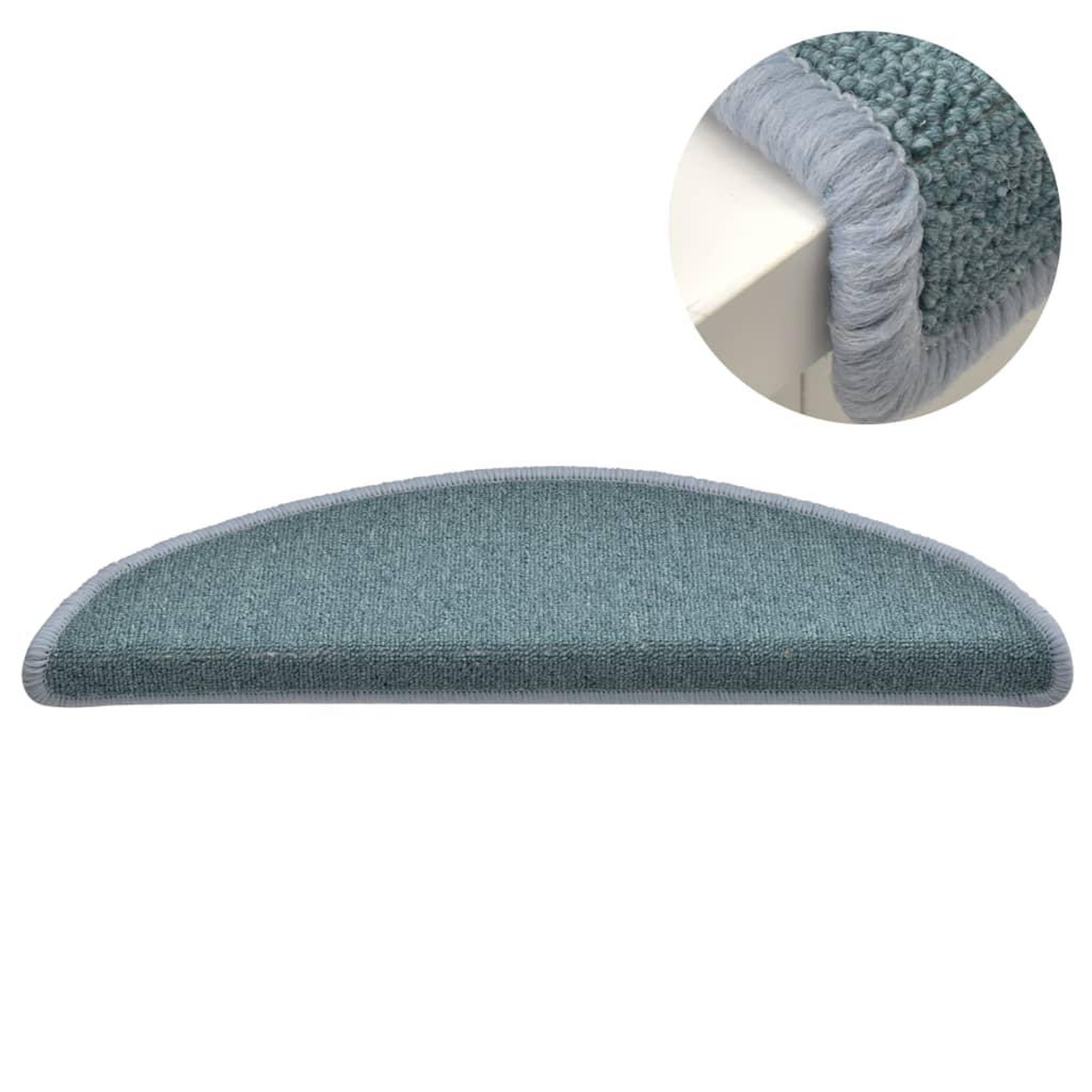 Voir la diapositive 4 : VIDAXL Tapis de marches d'escalier 15 pcs Bleu 56x17x3 cm