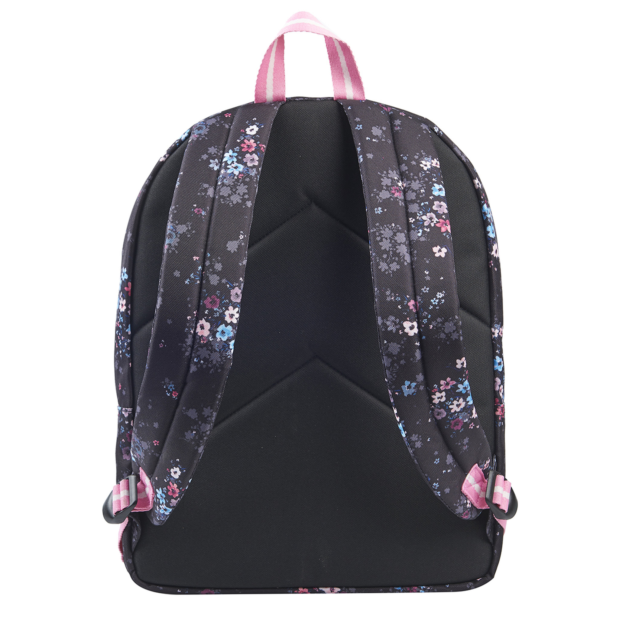 Voir la diapositive 3 : REPLAY Sac à dos 1 compartiment noir motif fleurs REPLAY