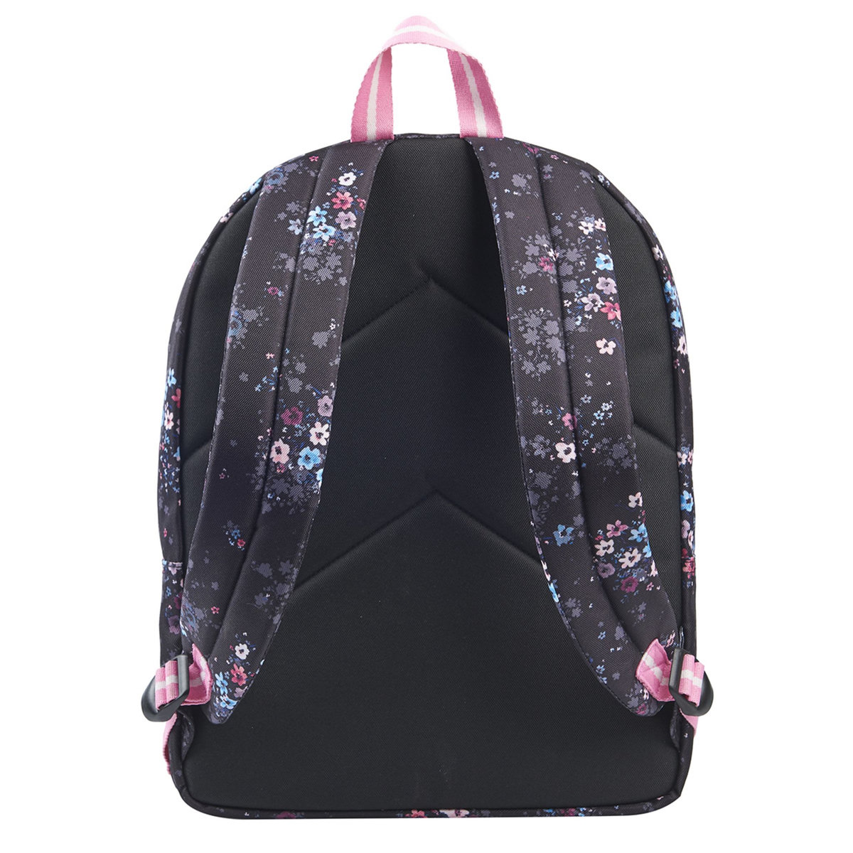 REPLAY Sac à dos 1 compartiment noir motif fleurs REPLAY