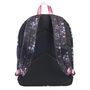 Voir la diapositive 3 : REPLAY Sac à dos 1 compartiment noir motif fleurs REPLAY