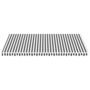 Voir la diapositive 3 : VIDAXL Tissu de remplacement pour auvent Anthracite et blanc 5x3 m