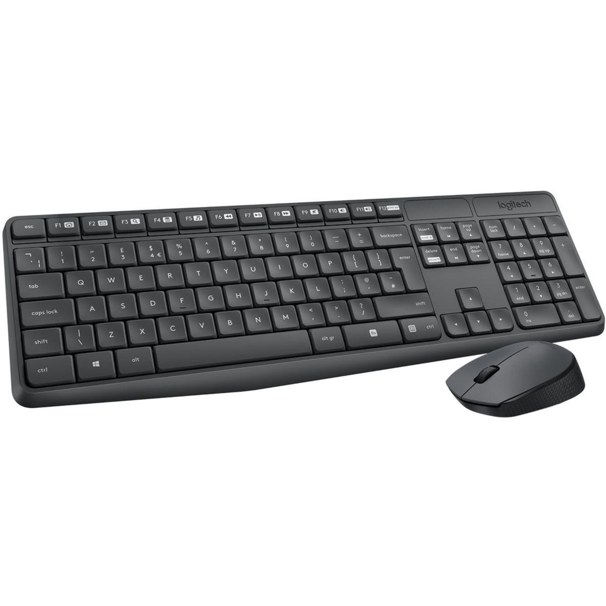 Logitech Clavier + Souris MK235 sans fil silencieux