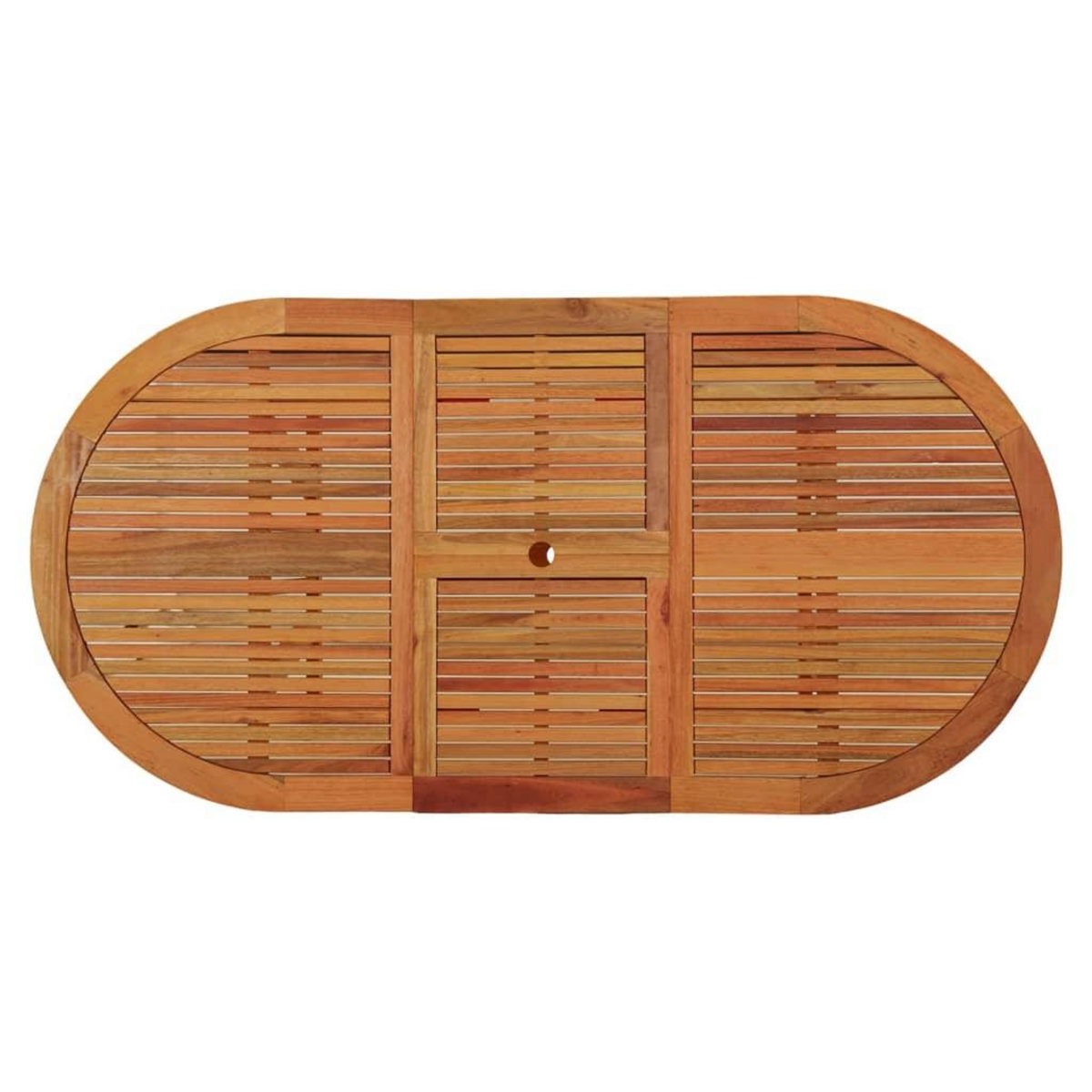 VIDAXL Table de jardin 200x100x75 cm Bois d'eucalyptus solide