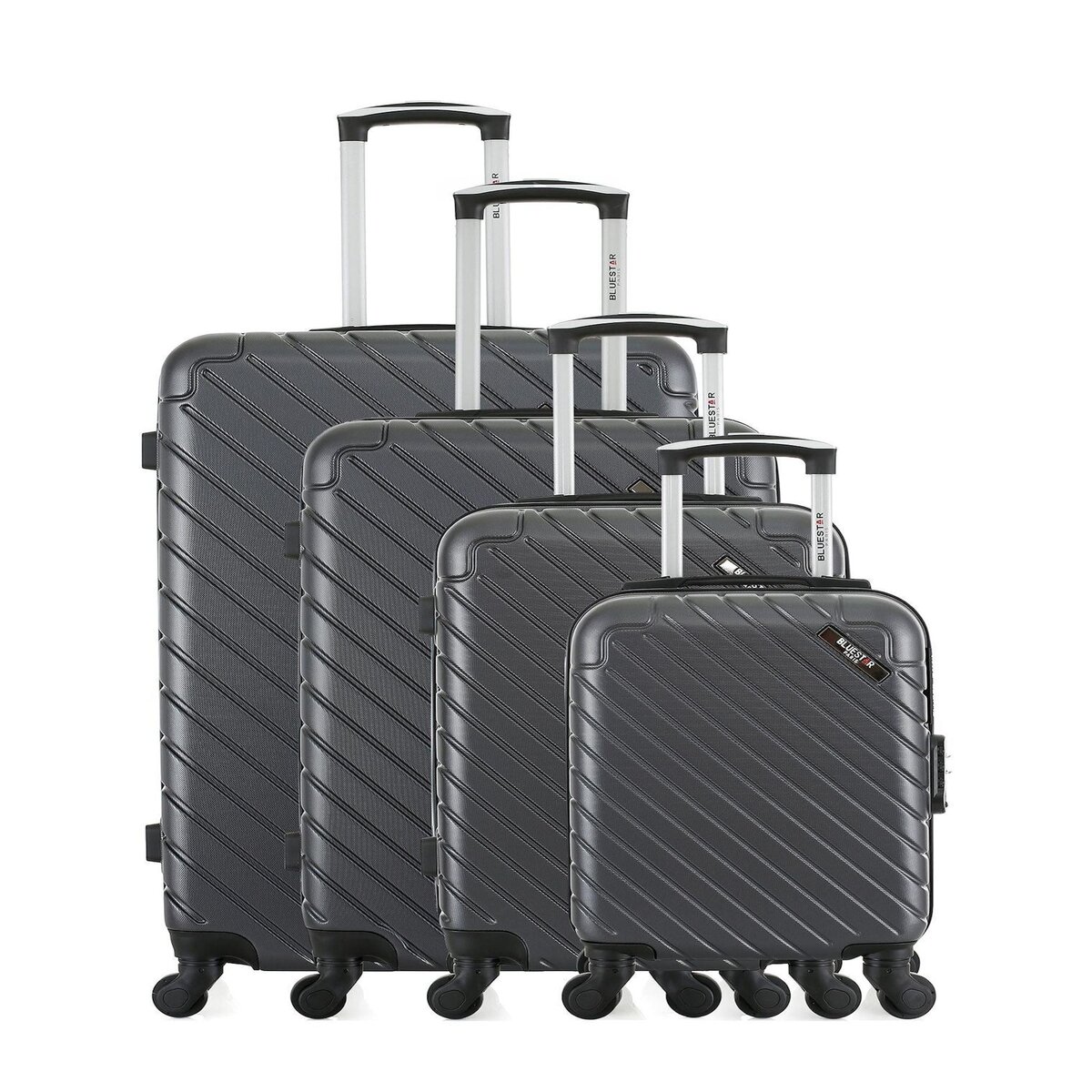 BLUESTAR BLUESTAR - Set de 4 Valises CITE-M 75 cm 4 Roues