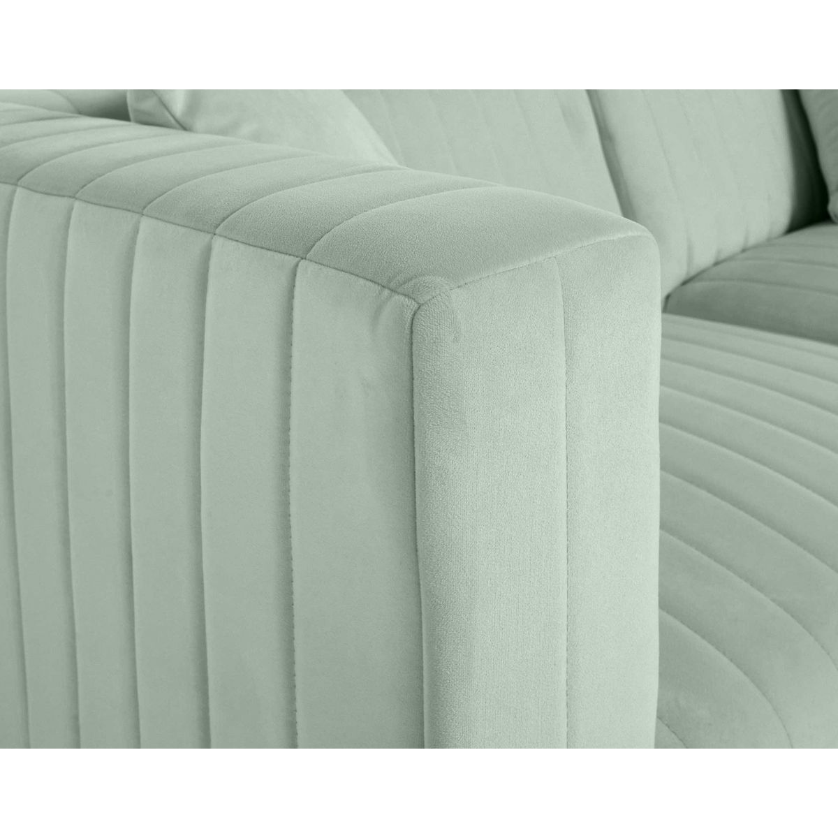 LISA DESIGN Nova - canapé modulable d'angle gauche - 5 places - en velours