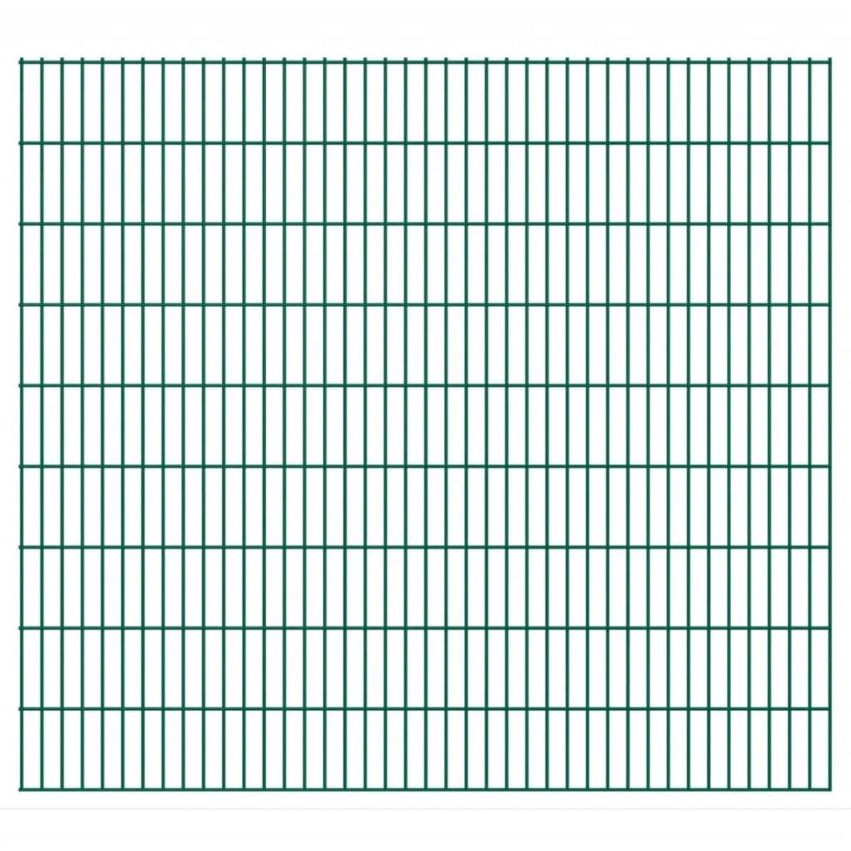 VIDAXL Panneaux de cloture de jardin 2D 2,008x1,83 m 22 m total Vert