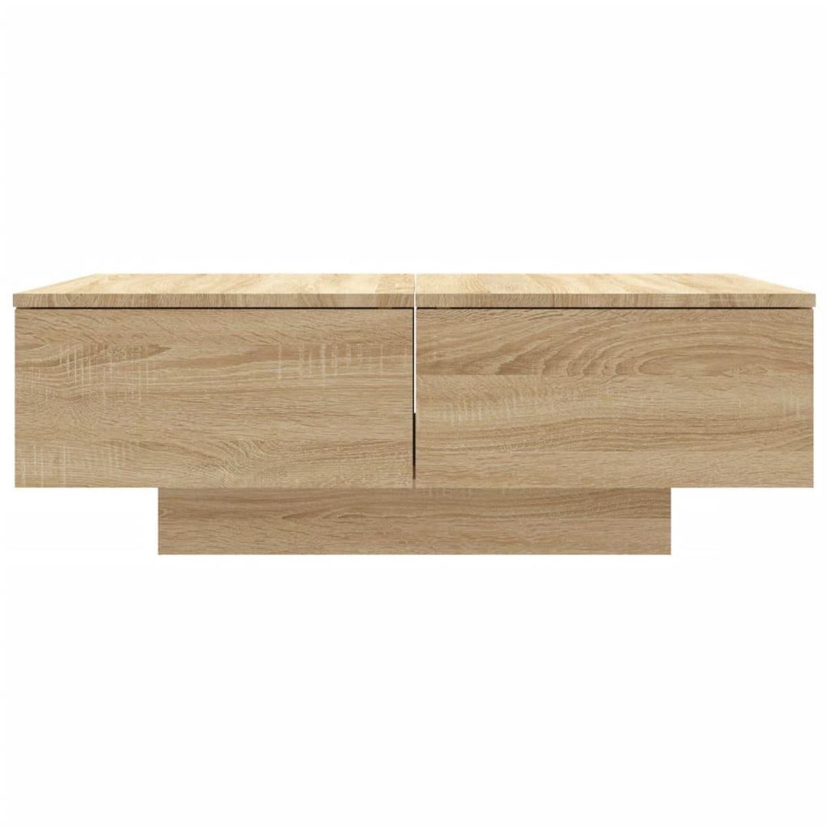 VIDAXL Table basse chene sonoma 90x60x31 cm bois d'ingenierie
