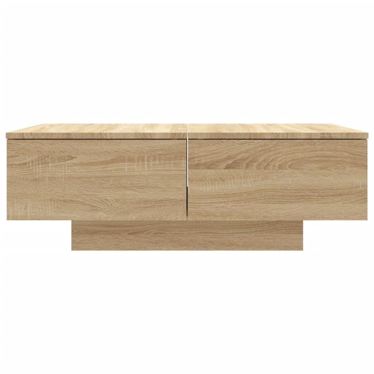 VIDAXL Table basse chene sonoma 90x60x31 cm bois d'ingenierie
